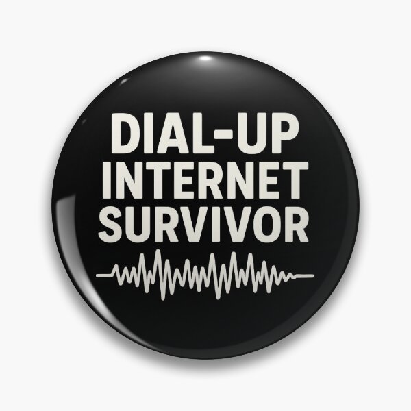 Item preview, Dial-Up Internet Survivor – Retro Tech Humor  designed and sold by The Junto Shop.