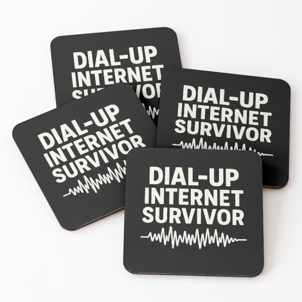 Item preview, Dial-Up Internet Survivor – Retro Tech Humor  designed and sold by The Junto Shop.