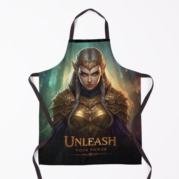 Item preview, Empowered Elf Warrior in Golden Armor designed and sold by ChicTrendz.