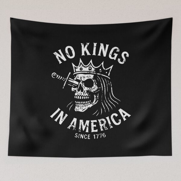 Item preview, No Kings In America - Skull designed and sold by joellebailey.
