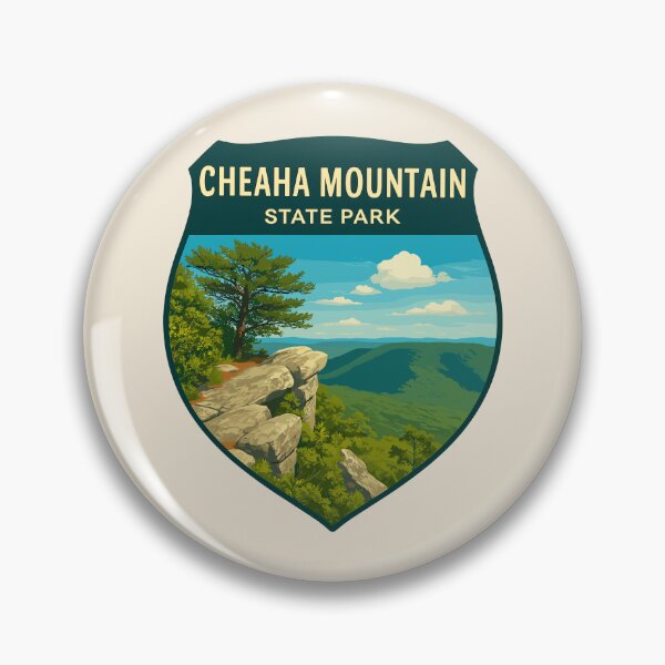Item preview, Cheaha Mountain Vista – Alabama Vector Landscape designed and sold by Gideon Emmerich.
