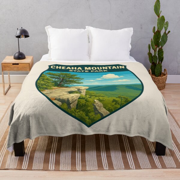Item preview, Cheaha Mountain Vista – Alabama Vector Landscape designed and sold by Gideon Emmerich.