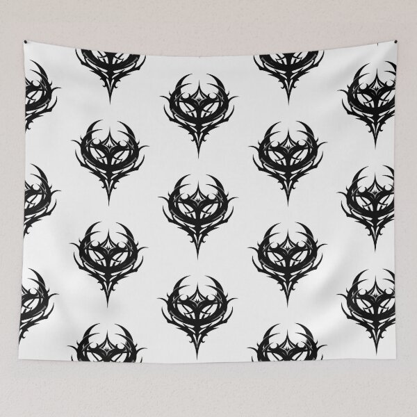 Item preview, Gothic tribal tattoo, deer antlers designed and sold by LiskoDesign.