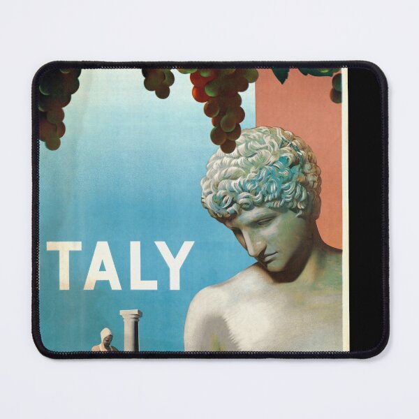 Item preview, Vintage Italy Travel Poster | Art Deco Style | Classical Meets Modern | Iconic Italian Heritage | Historical Tourism Artwork designed and sold by artofuniverse.