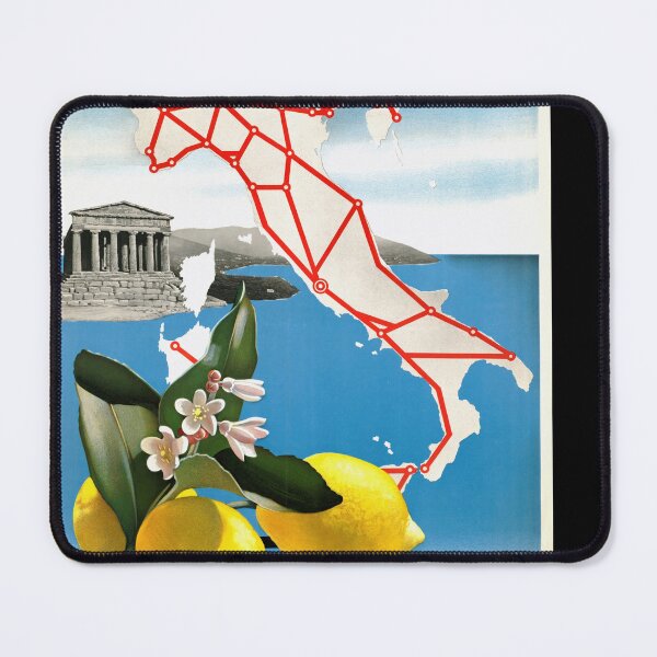 Item preview, Vintage Italy Travel Poster | Art Deco Style | Classic Design with Map | Explore Italy's Heritage | Mid-20th Century Wall Art designed and sold by artofuniverse.