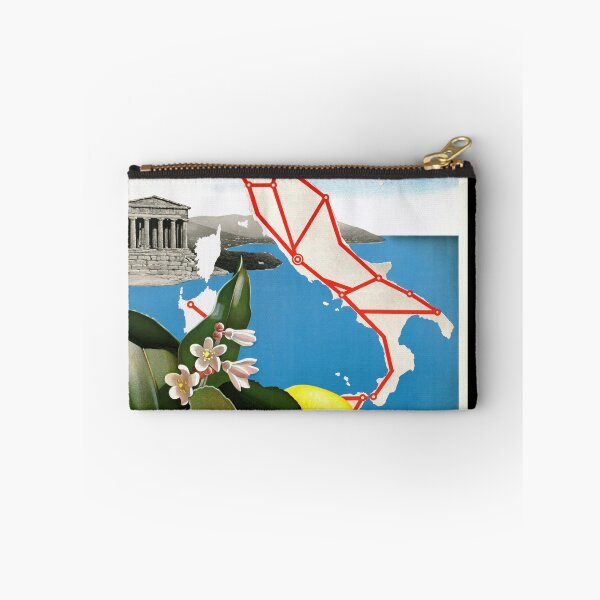 Item preview, Vintage Italy Travel Poster | Art Deco Style | Classic Design with Map | Explore Italy's Heritage | Mid-20th Century Wall Art designed and sold by artofuniverse.