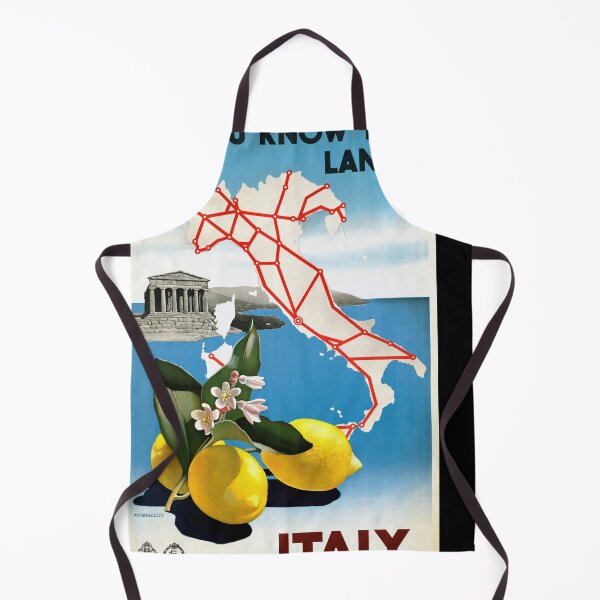 Item preview, Vintage Italy Travel Poster | Art Deco Style | Classic Design with Map | Explore Italy's Heritage | Mid-20th Century Wall Art designed and sold by artofuniverse.
