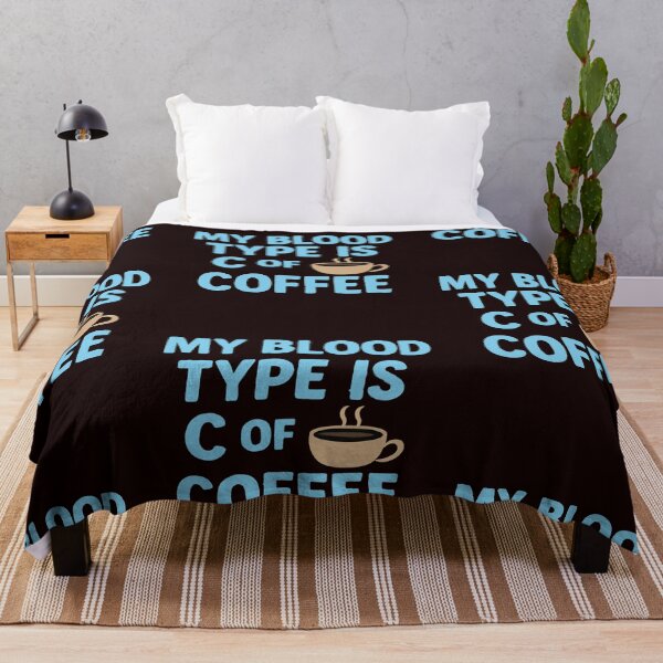 Item preview, MY BLOOD TYPE IS C OF COFFEE – Little Miss Caffeine designed and sold by RyoSaeba90.