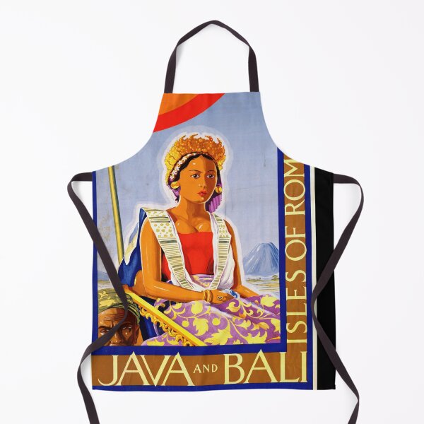 Item preview, Vintage Java Bali Travel Poster | Exotic Isles of Romance | Early 20th Century Art | Netherland Indian State Railways | Cultural Heritage designed and sold by artofuniverse.