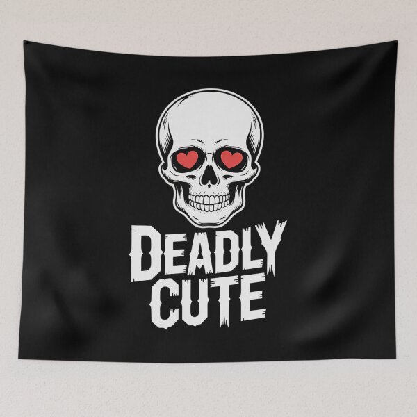 Item preview, Deadly Cute Skull designed and sold by Krystian9809.