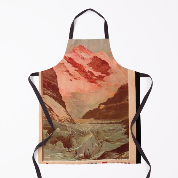 Item preview, Vintage Travel Poster | Jungfrau Railway Switzerland | Art Nouveau Style | Swiss Alps Scenic Print | Romantic Mountain Landscape designed and sold by artofuniverse.
