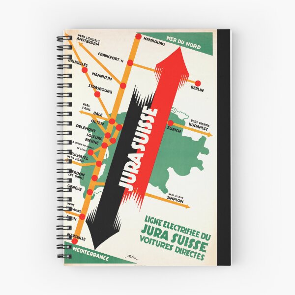 Item preview, Vintage Jura Suisse Railway Poster | Electrified Railway Art Print | Mid-Century Travel Decor | Swiss Rail Network | Map Design designed and sold by artofuniverse.