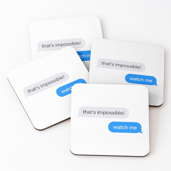 Item preview, That's impossible! Watch me designed and sold by goal-getter.