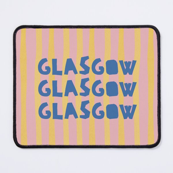 Item preview, Glasgow - Colourful & Playful Scottish City Typography Art designed and sold by tenementstudios.