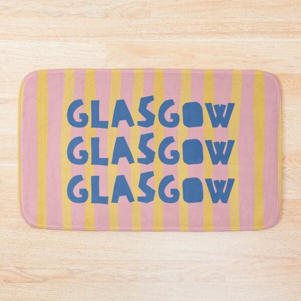 Item preview, Glasgow - Colourful & Playful Scottish City Typography Art designed and sold by tenementstudios.