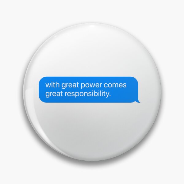 Item preview, with great power comes great responsibility - spiderman quote designed and sold by goal-getter.