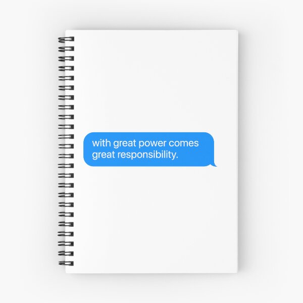 Item preview, with great power comes great responsibility - spiderman quote designed and sold by goal-getter.
