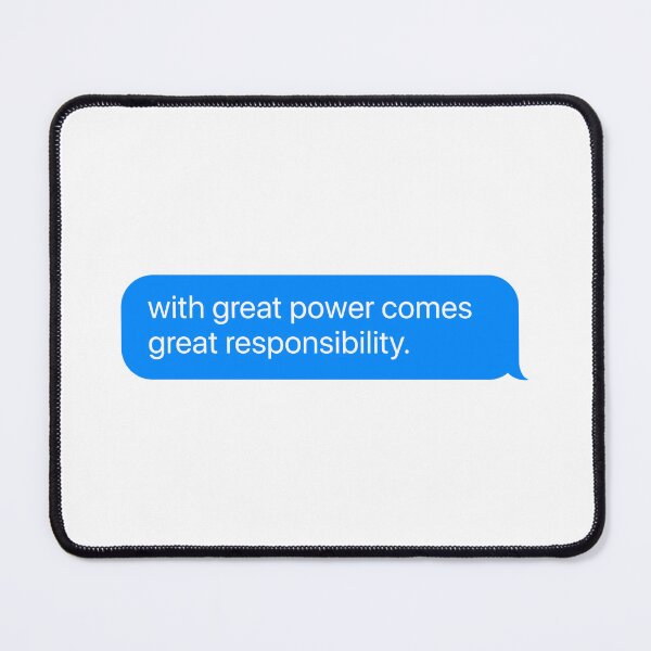 Item preview, with great power comes great responsibility - spiderman quote designed and sold by goal-getter.