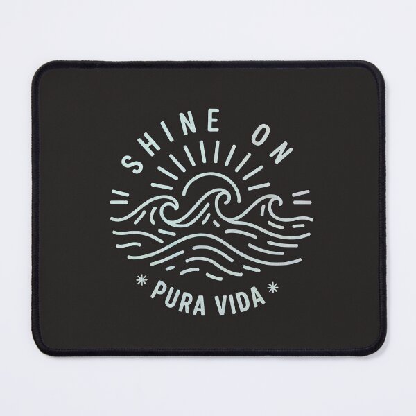 Item preview, SHINE ON - PURA VIDA Line Sketch Waves & Sunshine designed and sold by Big Bang Canvas.