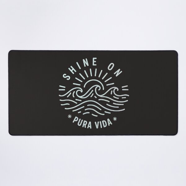 Item preview, SHINE ON - PURA VIDA Line Sketch Waves & Sunshine designed and sold by Big Bang Canvas.
