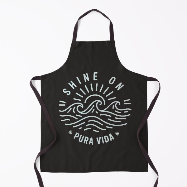 Item preview, SHINE ON - PURA VIDA Line Sketch Waves & Sunshine designed and sold by Big Bang Canvas.