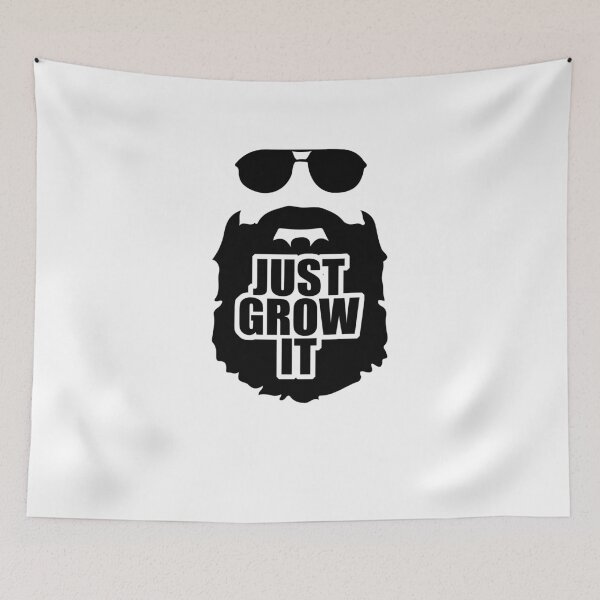 Item preview, Just Grow It Beard V5 designed and sold by TeeTimeGuys.