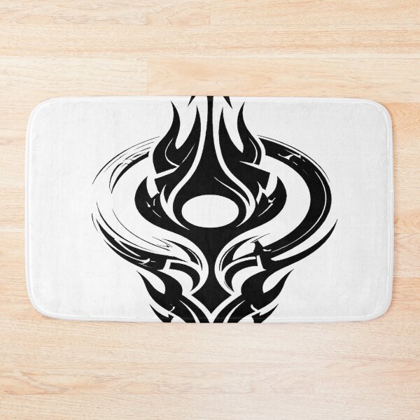Item preview, Gothic tribal tattoo, black flame  designed and sold by LiskoDesign.