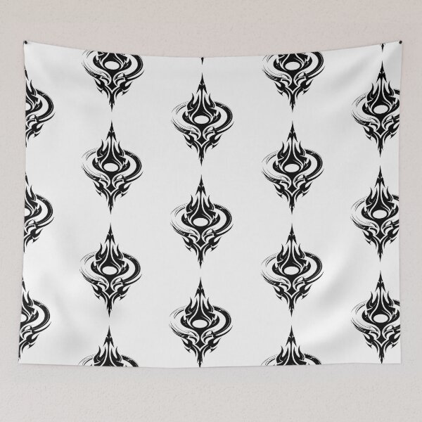Item preview, Gothic tribal tattoo, black flame  designed and sold by LiskoDesign.