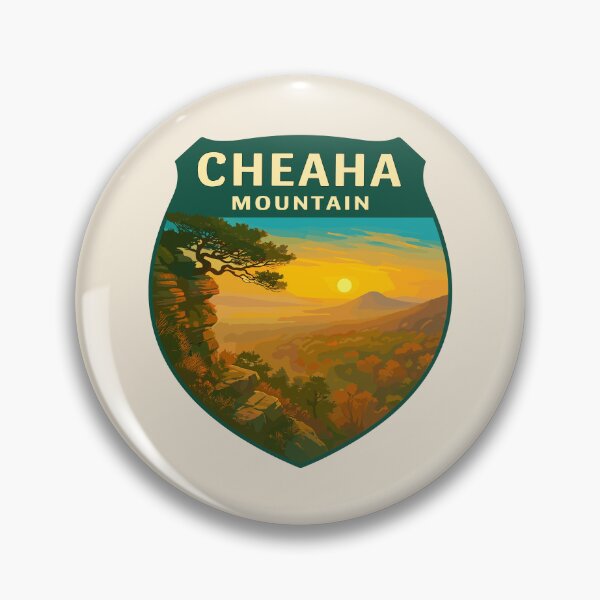 Item preview, Cheaha Mountain Vista – Alabama Vector Landscape designed and sold by Gideon Emmerich.