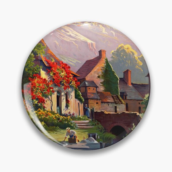 Item preview, Vintage French Travel Poster | Chemins de Fer de l'État | Sainte-Suzanne La Mayenne | Early 20th Century Scenic Railway Art designed and sold by artofuniverse.