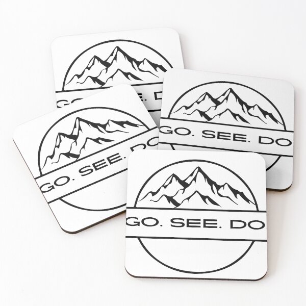 Item preview, Go See Do – Minimalist Travel Quote Design for Adventurers & Explorers designed and sold by SimplyJasper.