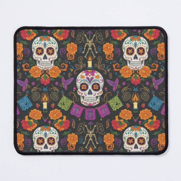 Item preview, Day of the Dead Sugar Skull Seamless Pattern designed and sold by ML-Media.