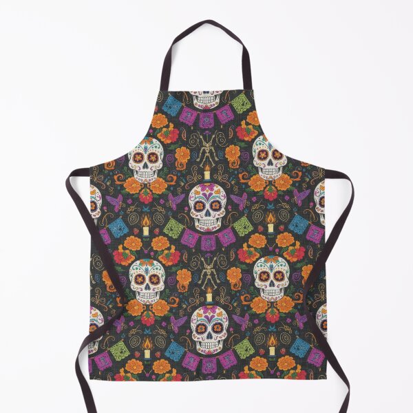 Item preview, Day of the Dead Sugar Skull Seamless Pattern designed and sold by ML-Media.