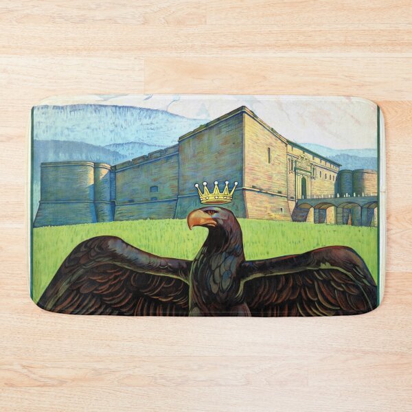 Item preview, Vintage L'Aquila Travel Poster Art Deco Style | 1934 Italian Tourism Print | Eagle & Fortress | Abruzzo Italy Decor designed and sold by artofuniverse.