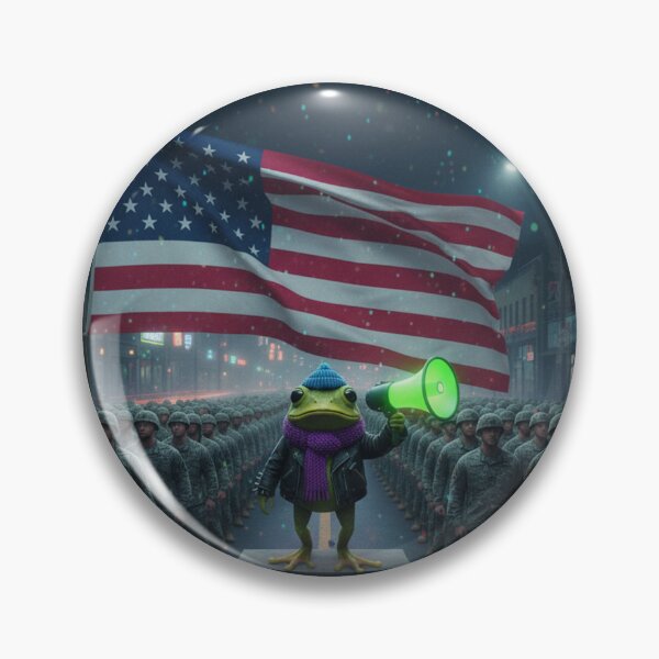 Item preview, Portland Frog with Army designed and sold by AmithArt.