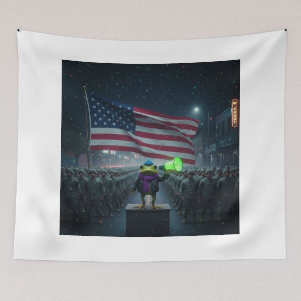 Item preview, Portland Frog with Army designed and sold by AmithArt.