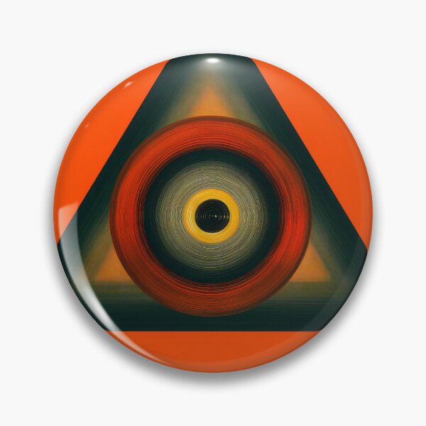 Item preview, 004 Geometric Circles within a Triangle designed and sold by nikoart001.