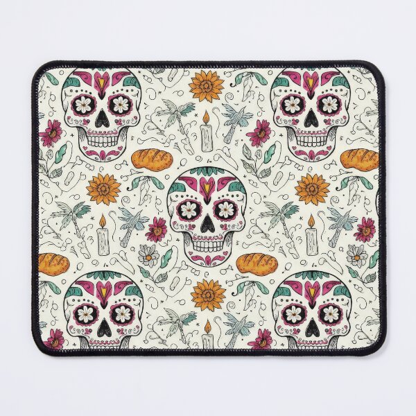 Item preview, Día de Muertos Sugar Skulls Seamless Pattern designed and sold by RGShirtWorks.