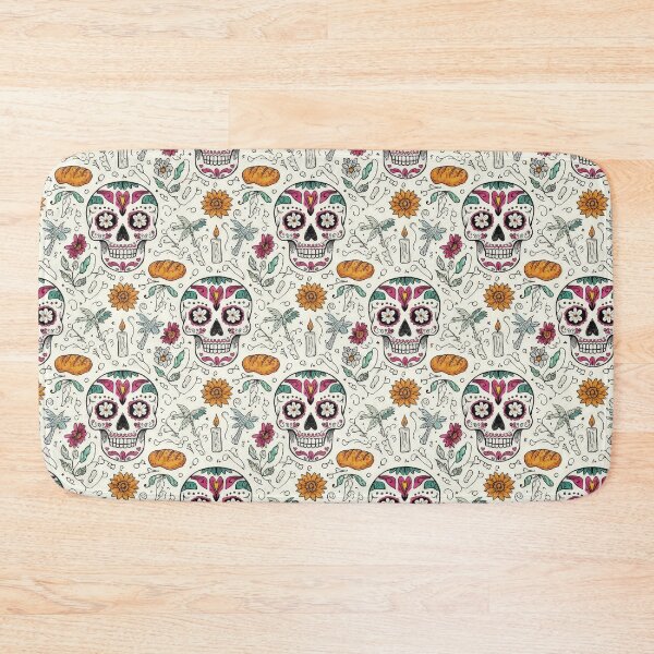Item preview, Día de Muertos Sugar Skulls Seamless Pattern designed and sold by ML-Media.