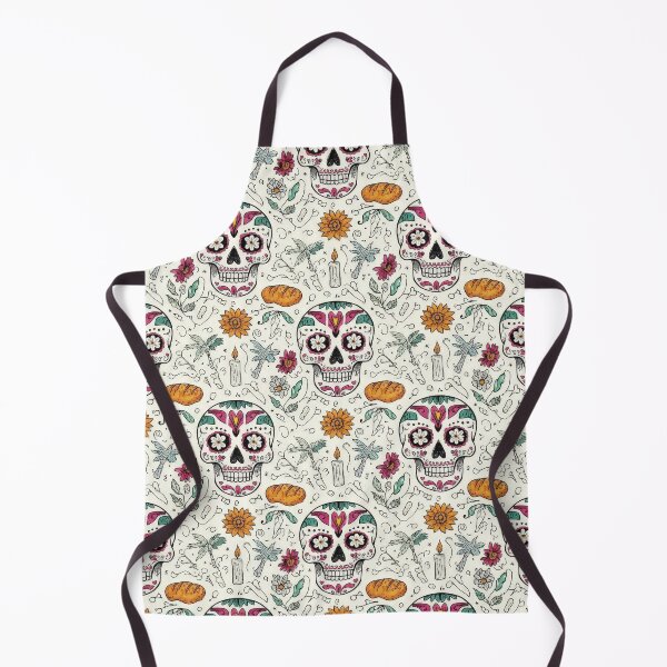 Item preview, Día de Muertos Sugar Skulls Seamless Pattern designed and sold by RGShirtWorks.