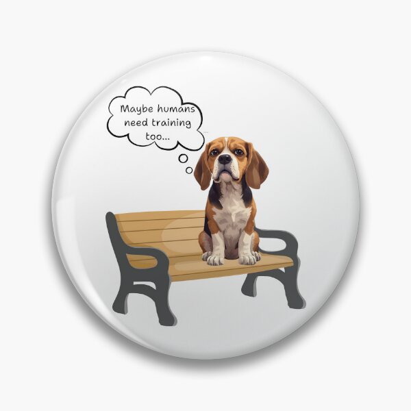 Item preview, Deep Thoughts Beagle – Funny Dog Philosophy at the Park designed and sold by VibranPalette.