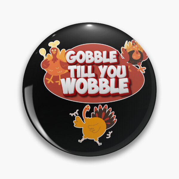 Artikelvorschau, Gobble Till You Wabble Lustiges Thanksgiving-Shirt | Maglietta Divertente del Ringraziamento | Camiseta Divertida de Pavo entworfen und verkauft von LenaBlueDesigns.