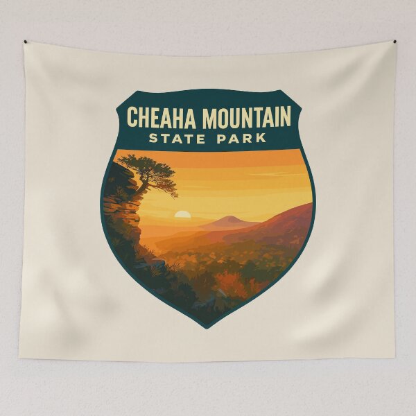 Item preview, Cheaha Mountain Vista – Alabama Vector Landscape designed and sold by Gideon Emmerich.