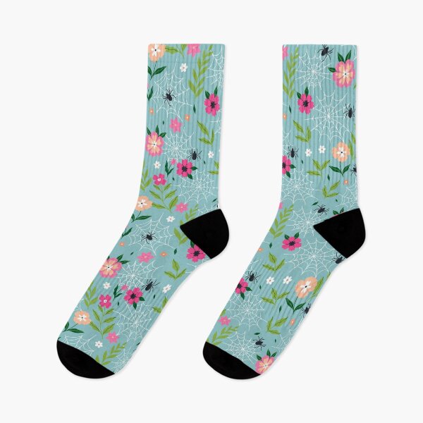 Item preview, flowers and spider webs designed and sold by burbura.