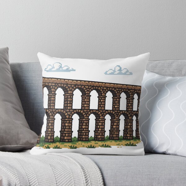 Item preview, Retro 8-bit Roman Aqueduct designed and sold by WirelessChimp.