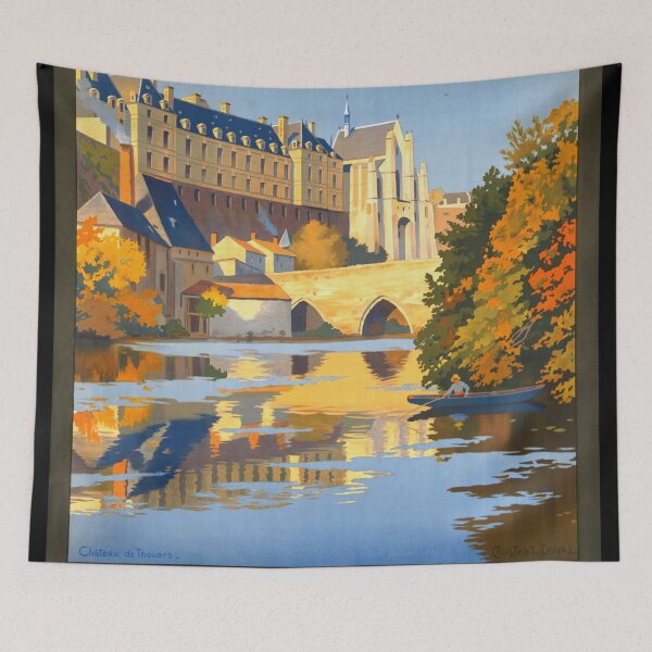 Item preview, Vintage Travel Poster | Chemins de Fer de l'État | Château de Thouars | Constant Duval Art | French Railway Tourism | Early 20th Century designed and sold by artofuniverse.