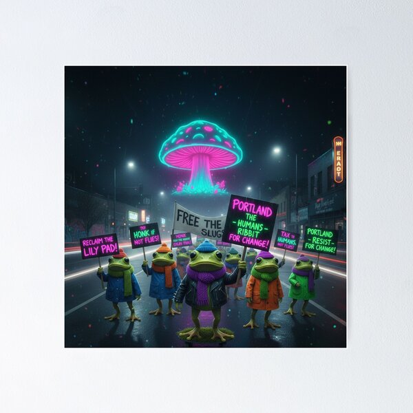 Item preview, Frogs On the Road designed and sold by AmithArt.
