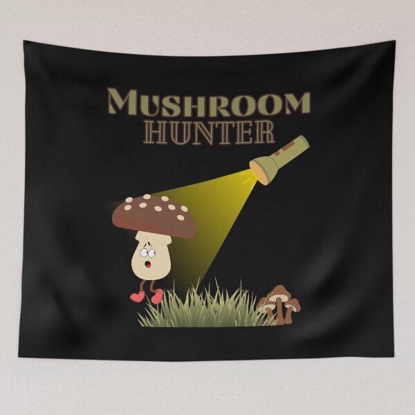 Item preview, Mushroom Hunter' - Funny Essential Design designed and sold by AtushaSpark.