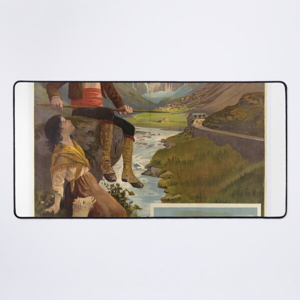 Item preview, Vintage Pyrenees Travel Poster | Cirque de Gavarnie Art | French Alps Scenic Print | 19th Century Tourism Decor | Retro Wall Art designed and sold by artofuniverse.