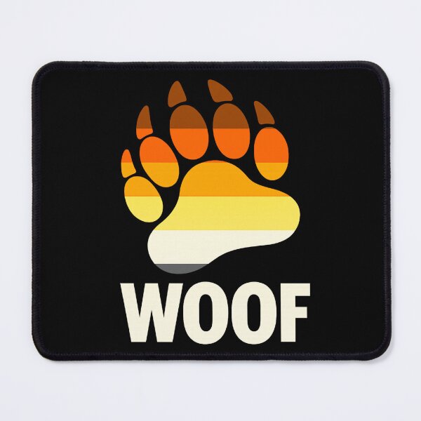 Item preview, Gay Bear Flag Claw Woof designed and sold by JETSETPRIDE.